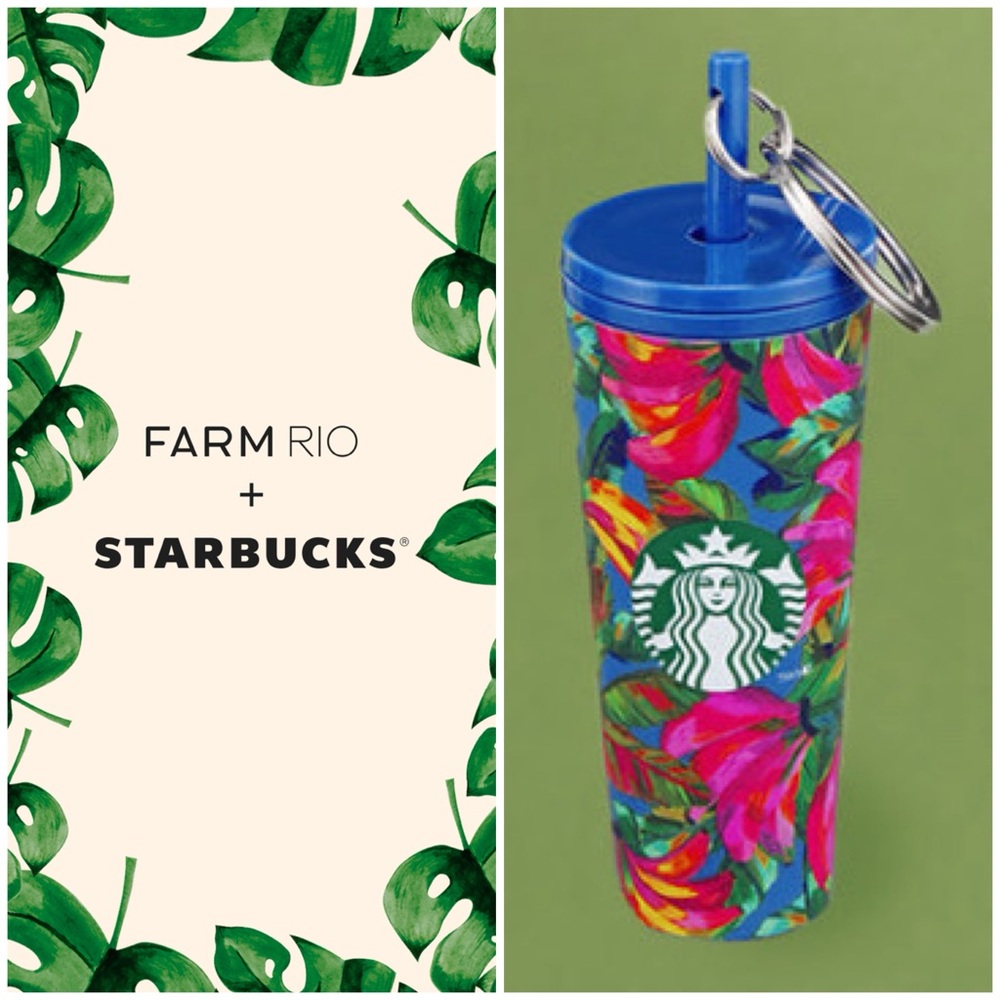 🍌FARM Rio + Starbucks: Banana Mix Keychain